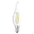 Ledvance Classic LED E14 Candela Filamento Chiara 3.4W 470lm - 927 Bianco Molto Caldo | Miglior resa cromatica - Dimmerabile - Sostitua 40W