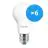 Confezione Multipack 6x Philips MASTER Value LEDbulb E27 Pera Ghiaccio 7.8W 1055lm - 927 Bianco Molto Caldo | Miglior resa cromatica - Dimmerabile - Sostitutiva 75W