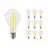 Confezione Multipack 10x Noxion Lucent Filamento LED E27 Pera Filamento Chiara 12W 1521lm - 827 Bianco Molto Caldo | Dimmerabile - Sostitutiva 100W