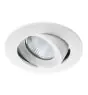 Noxion Faretti LED Aqua Inclinabile Antincendio Bianca 6W 400lm 36D - 927 Bianco Molto Caldo | Ritaglio 92mm - IP65 - Miglior resa cromatica - Dimmerabile