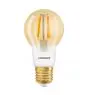 Ledvance Smart+ Zigbee E27 Pera Classic Filamento Oro 6W 680lm - 824 Bianco Molto Caldo | Dimmerabile - Sostitutiva 50W