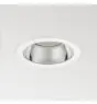 Philips Downlight LED Coreline DN142B Aluminium Bianca 11W 1200lm 60D - 840 Bianco Freddo | Ritaglio 155mm - IP20 - UGR<19 - Dimmerabile