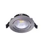 Noxion LED Inclinabile Slim Spot Argento Il Giro 6W 350lm 60D - 920-930 Dim aWarm | 85mm - IP54 - Dimmerabile - Miglior resa cromatica