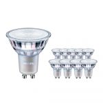 Confezione Multipack 10x Philips Corepro LEDspot GU10 PAR16 4.6W 390lm 36D - 840 Bianco Freddo | Sostitutiva 50W