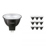 Confezione Multipack 10x Philips Master LEDspot GU5.3 MR16 7.5W 621lm 24D - 930 Luce Calda | Miglior resa cromatica - Dimmerabile - Sostitutiva 50W