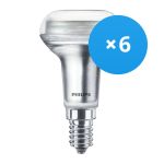 Confezione Multipack 6x Philips Corepro LEDspot E14 R50 1.4W 105lm 36D - 827 Bianco Molto Caldo | Sostitutiva 25W