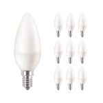 Confezione Multipack 10x Philips Corepro LEDcandle E14 Ghiaccio 7W 806lm - 822-827 Dim aWarm | Dimmerabile - Sostitutiva 60W