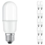 Confezione Multipack 10x Ledvance LED Classic Stick LED E27 Ghiaccio 8W 806lm - 827 Bianco Molto Caldo | Sostitutiva 60W