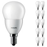 Confezione Multipack 10x Philips Corepro LEDluster E14 Sferica Ghiaccio 2.8W 250lm - 827 Bianco Molto Caldo | Sostitutiva 25W