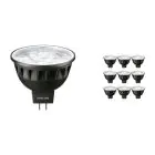 Confezione Multipack 10x Philips Master LEDspot GU5.3 MR16 6.7W 420lm 36D - 927 Bianco Molto Caldo | Miglior resa cromatica - Dimmerabile - Sostitutiva 35W