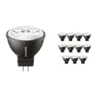 Confezione Multipack 12x Philips Master LEDspot GU4 MR11 3.5W 200lm 24D - 827 Bianco Molto Caldo | Sostitutiva 20W