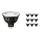 Confezione Multipack 10x Philips Master LEDspot GU5.3 MR16 6.7W 440lm 60D - 930 Luce Calda | Miglior resa cromatica - Dimmerabile - Sostitutiva 35W