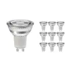 Confezione Multipack 10x Noxion Lucent Faretti LED GU10 PAR16 5W 520lm 36D - 840 Bianco Freddo | Sostitutiva 80W